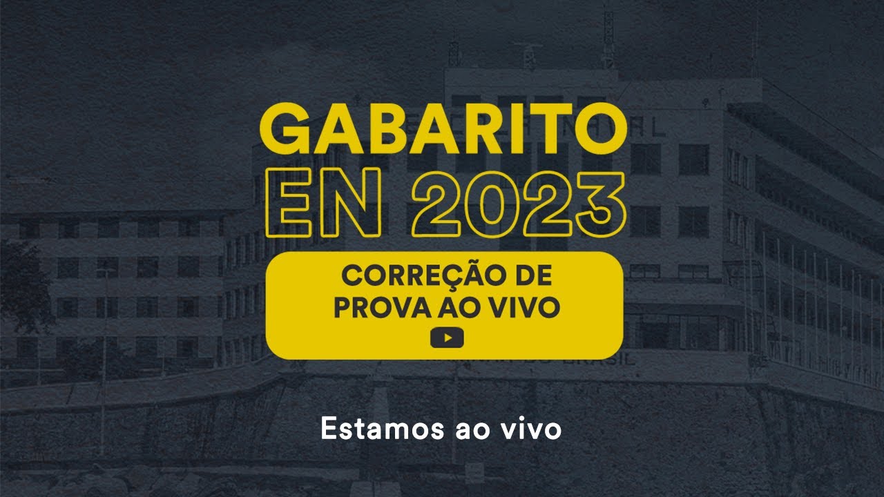 Gabarito Escola Naval 2023: Correção de prova Ao Vivo
