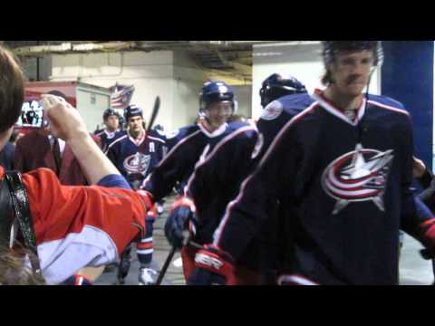 Columbus Blue Jackets - Tunnel of Pride - New York Islanders - April 6, 2014