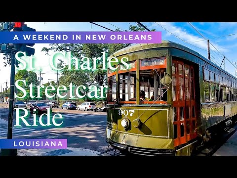 St. Charles Streetcar Ride to Garden District | New Orleans