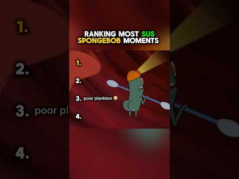 Ranking Most Sus SpongeBob Moments 🤣