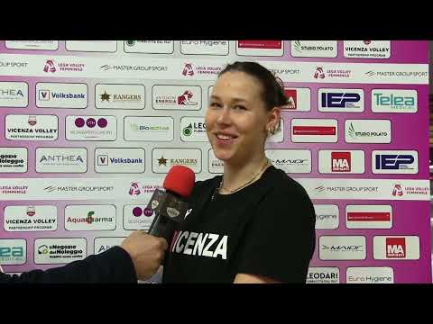 IN CAMPO PER ANTHEA VICENZA VOLLEY - OROCASH PICCO LECCO. Le interviste pre gara