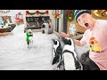 I FILLED MY ISLAND HOUSE WITH SNOW