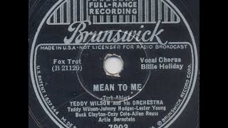 Billie Holiday / Mean To Me