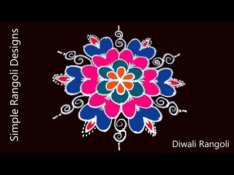 Awesome Deepam Rangoli Kolam