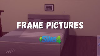 How to Frame Pictures and Screenshots - The Sims 4