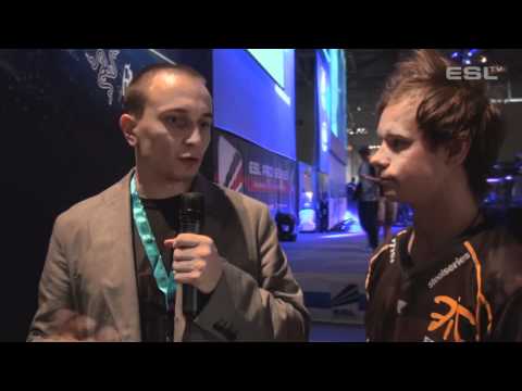 gamescom 2010 - fnatic's Spart1e before facing rapha