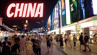 Incredible! Walking at Night in Suzhou China is Wild!