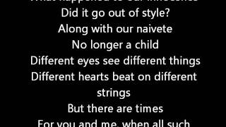Rush-Different Strings (Lyrics)