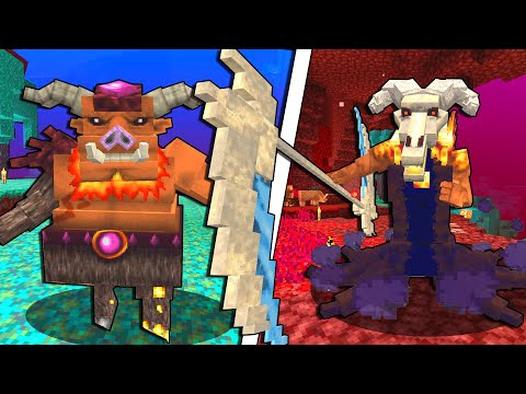 THE NEW MONSTERS OF THE NETHER OF MINECRAFT - ITA