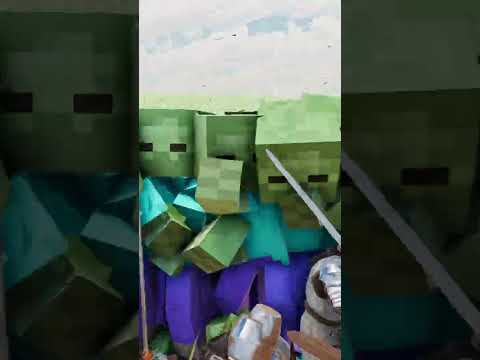 Epic Minecraft Battle: Zombies vs Medieval Army!