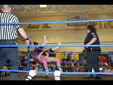 Candice LeRae "Ballsplex"  -Absolute Intense Wrestling