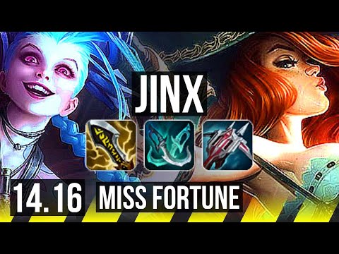 JINX & Milio vs MISS FORTUNE & Thresh (ADC) | 6k comeback, 500+ games, 44k DMG | EUW Master | 14.16