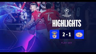 RESUMO/HIGHLIGHTS: SL Benfica 2-1 PSV