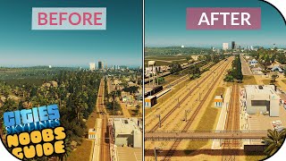 How To Deal With Awkward Tile Boundaries In Cities Skylines! | Noobs Guide