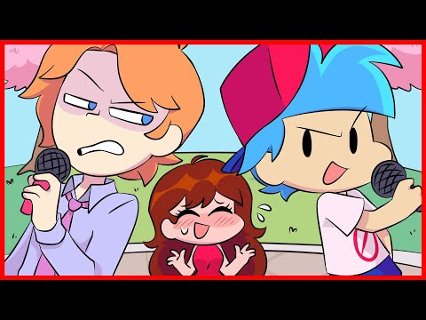 SENPAI VS BOYFRIEND "Roses" - Friday Night Funkin Animation