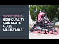 ROLLERBLADE Inline-Skates Microblade Combo Schwarz/Pink, 33-36.5 ROLLERBLADE Inline-Skates Microblade Combo Schwarz/Pink, 33-36.5
