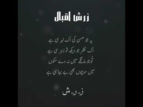 ز-ر-ش - Zay Ray Sheen - Positive Poetry — featured video