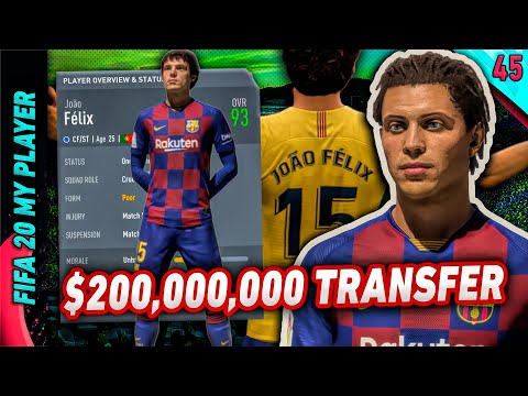 JOAO FELIX TO BARCELONA! | FIFA 20 My Player Career Mode w/GTA Roleplay | Episode #45