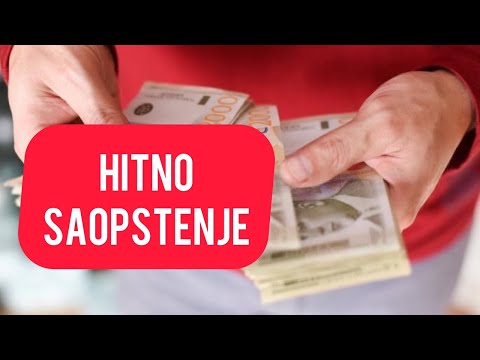 HITNO SAOPSTENJE ZA PENZIONERE! Ovo smo svi cekali da cujemo! Obavezno poslusajte!