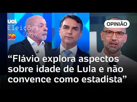 Flávio explora aspectos sobre idade de Lula e não convence com figura de estadista, diz Charleaux