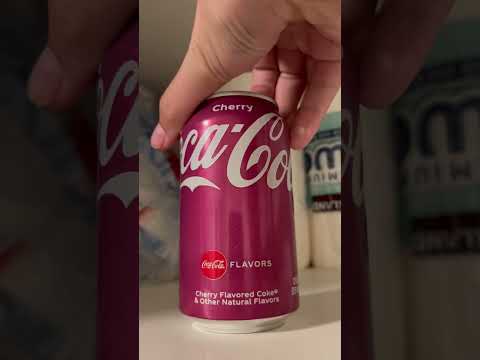 cherry coke. #soda #cherry #viral #2023 #pop #satisfying #fyp #coke #good