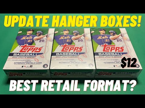 2022 Topps Update Hanger Box Opening Review! Best Format? New Retail Sports Cards! Top Rookies! Gold