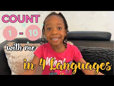 Learn to Count 1 to 10 With Sere In 4 Languages: English, French, Spanish and Mandarin Chinese.