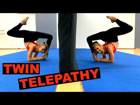 TWIN telepathy CONTORTION Challenge