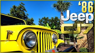 Video Thumbnail for 1986 Jeep CJ 7