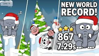 Snoring 2 - Winter Edition Level 11 Any% Speedrun Just Hit 7.29 NEW WORLD RECORD!