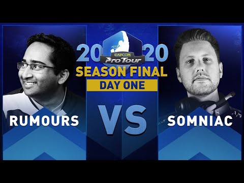 Rumours (Cody) vs. Somniac (M. Bison) - Capcom Pro Tour 2020 Season Final - Day 1