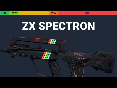 FAMAS ZX Spectron - Skin Float And Wear Preview