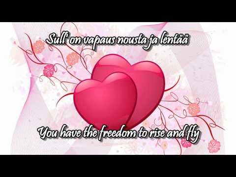 Sydän paikallaan w/lyrics (english, finnish) - Johanna Kurkela