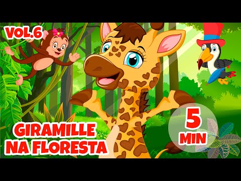 Giramille na Floresta Vol. 6 - Giramille 5 min | Desenho Animado Musical