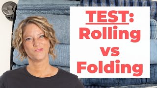 Test Rolling Method versus Folding (Tips to Help You Pack in a Carry-On Suitcase)