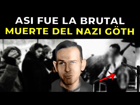 This was the brutal death of Amon Göth, the villain in Schindler's List.