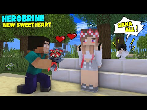 Minecraft, New SweetHeart of Herobrine - Sad and Funny Love Animation