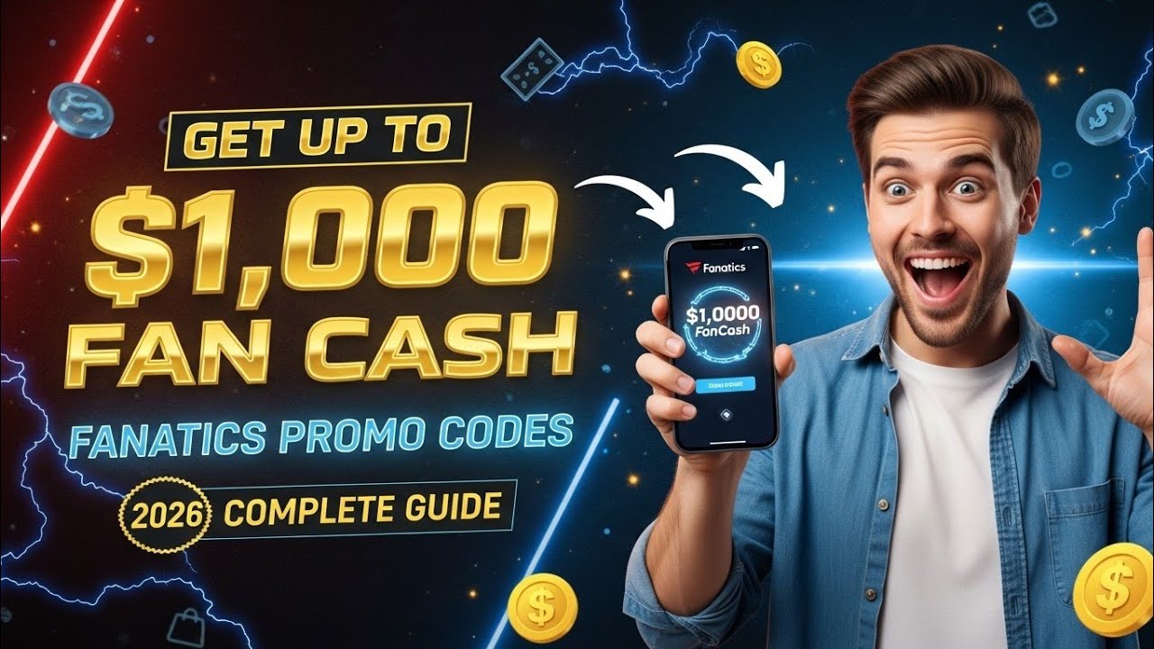 Get Up to $1,000 in FanCash: Complete Guide to Fanatics Promo Codes 2026