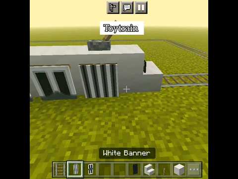 Indverse - How To Build A Toy train in minecraft #shorts