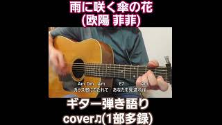 雨に咲く傘の花(欧陽 菲菲)　ギター弾き語り(1部多録)　cover♫