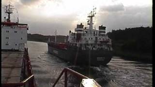 preview picture of video 'MS Götaland - Durch den Nord-Ostsee-Kanal  1'