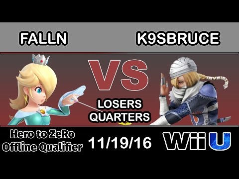Hero to ZeRo - LooK | falln (Rosalina) Vs. Infamous | K9sBruce (Sheik) Losers Quarters - Smash Wii U