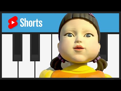 Squid Game | EASY Piano Tutorial | Red Light Green Light #Shorts #PianoTutorial #SquidGame