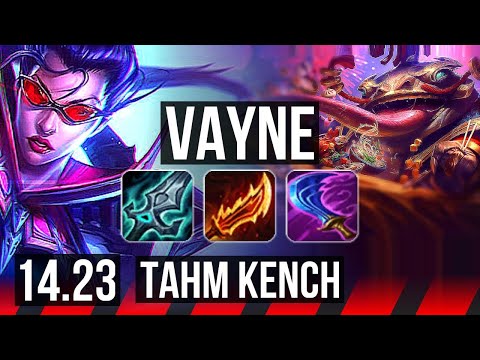 VAYNE vs TAHM KENCH (TOP) | KR Master | 14.23