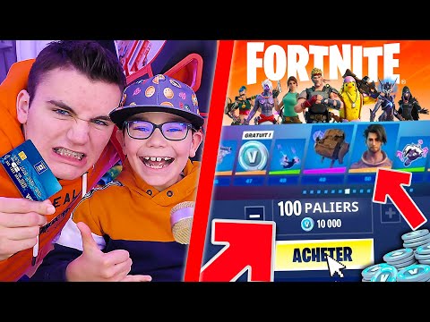 J'ACHÈTE TOUT LE PASSE DE COMBAT avec la CARTE BANCAIRE de NÉO ! (Il rage !) - Fortnite Saison 6