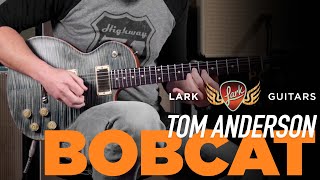 Video thumbnail for Tom Anderson Bobcat! Natural Arctic Blue by Lark Guitars