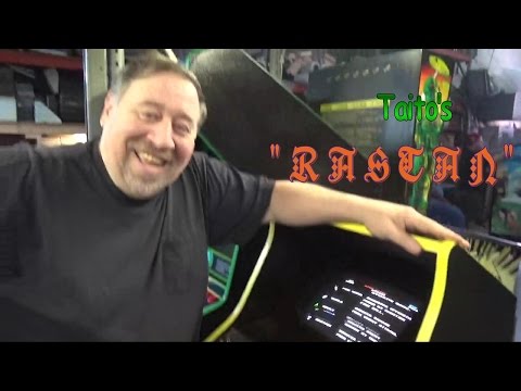 #697 Taito RASTAN Arcade Video Game in CABARET Mini Cabinet - TNT Amusements