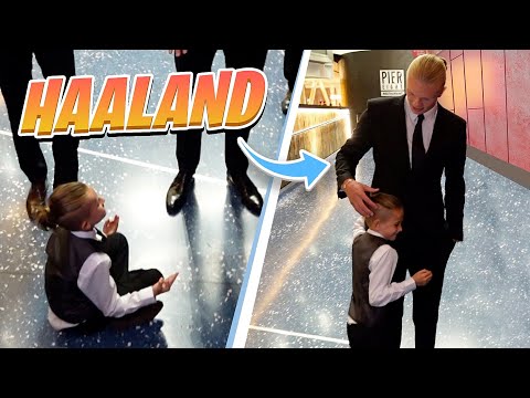 ROMAN MET HAALAND AND DONE HIS CELEBRATION 😳🤩