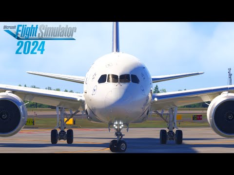 Flight Simulator B787-9 | Munich - Charlotte | MSFS 2024 Lufthansa Full Flight