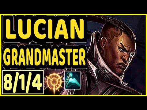 MAGIFELIX (LUCIAN) - 8/1/4 KDA MID GAMEPLAY - EUW Ranked GRANDMASTER